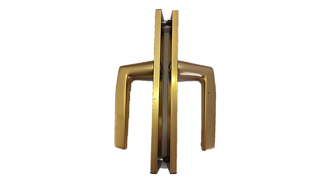 JCM82 BRASS UPVC DOOR HANDLE PAIR Nukey
